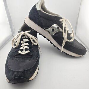 Saucony Jazz NXT Women’s Sneakers – Black/Silver – Sz 8 | Retro Running |Walking